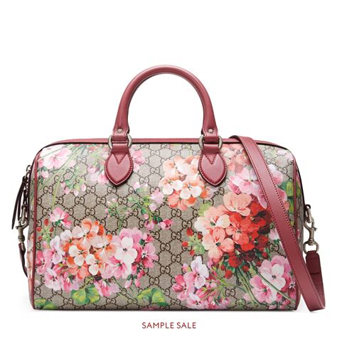 gucci blooms gg supreme boston bag|Gucci neo vintage bag.